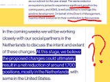 Helder, speels collage met diverse objecten gerelateerd aan tech en werk.